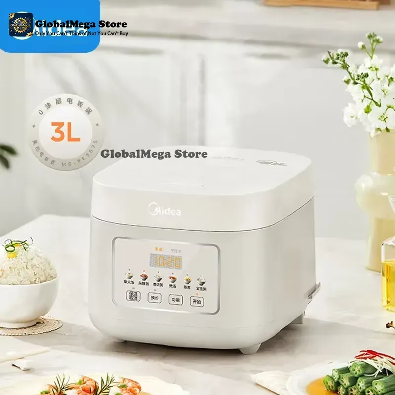 Rice Cooker - Midea Sağlıklı Pirinç Pişirici 3L Kaplamasız