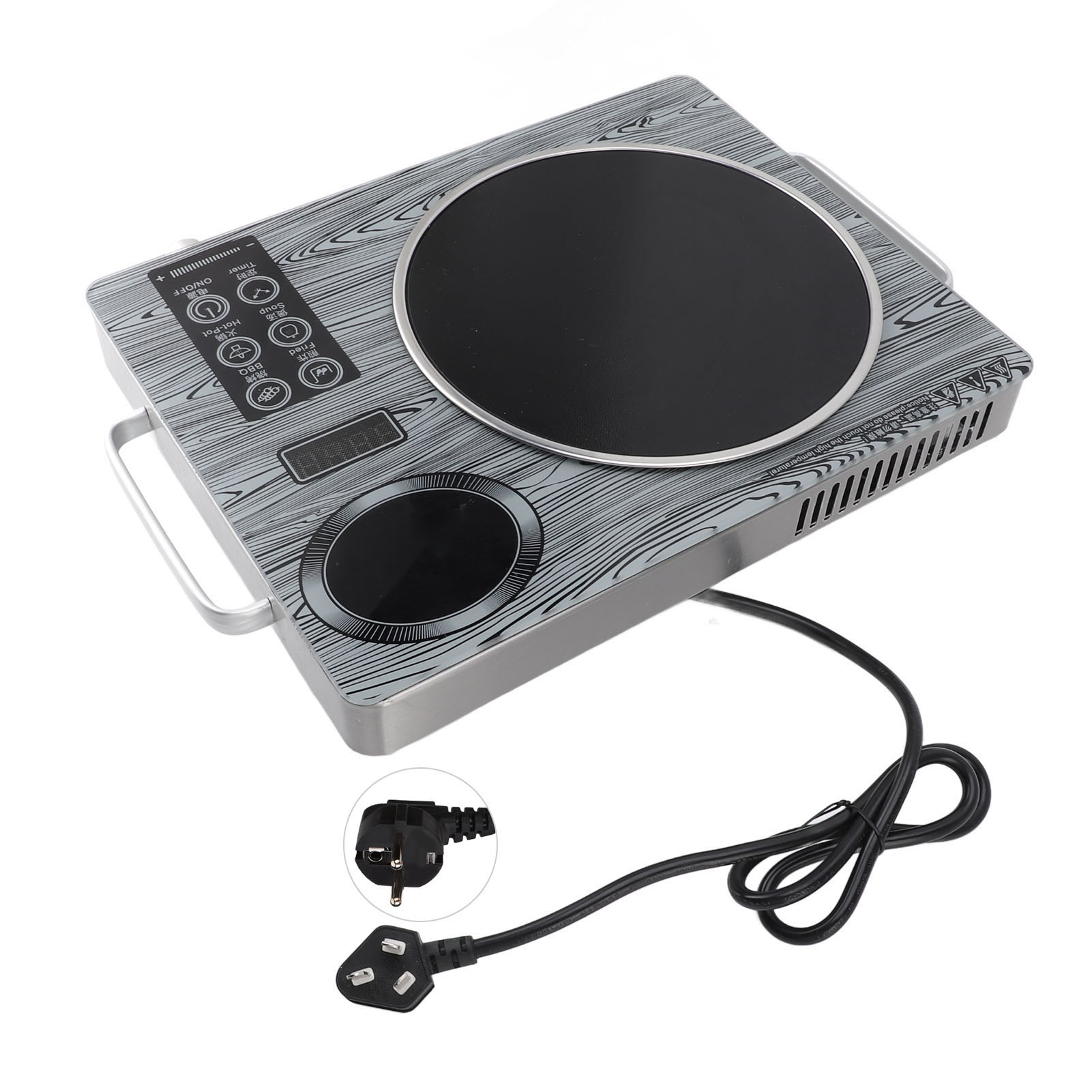 Induction Cooktop Portable - Elektrikli İndüksiyon Ocak Dokunmatik Kontrol Tek