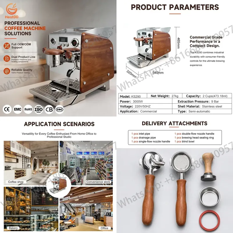 Coffee Maker - Yüksek Verimli Ticari Ev Tipi Çift
