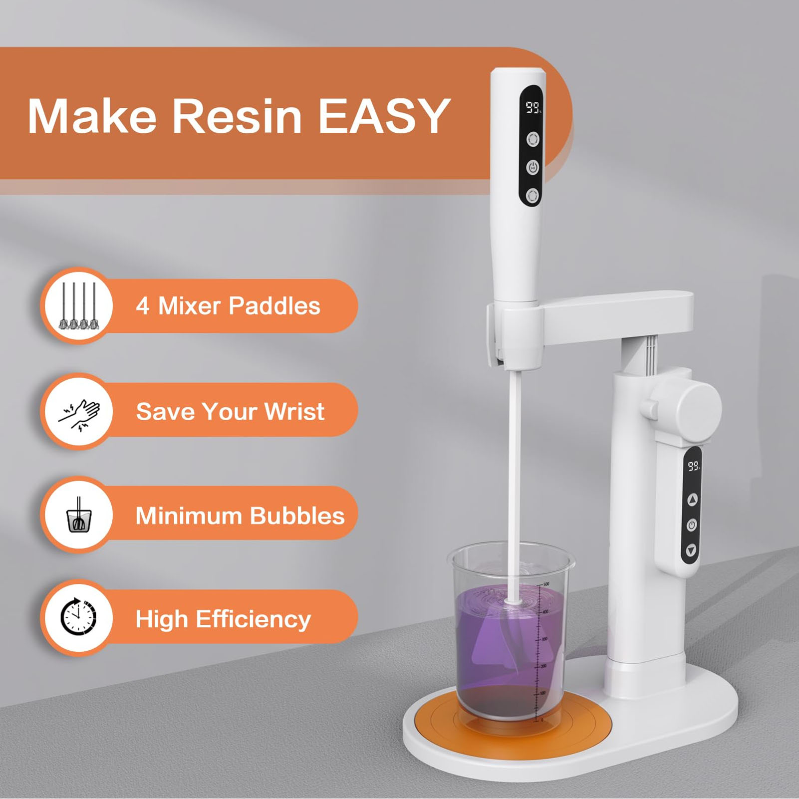 Stand Mixer - Elektrikli Reçine Karıştırıcı Standlı Elektrikli Reçine