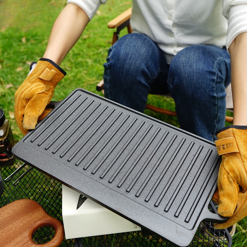 Induction Cooker - Açık Kamp Barbekü Plakası Kore Barbekü