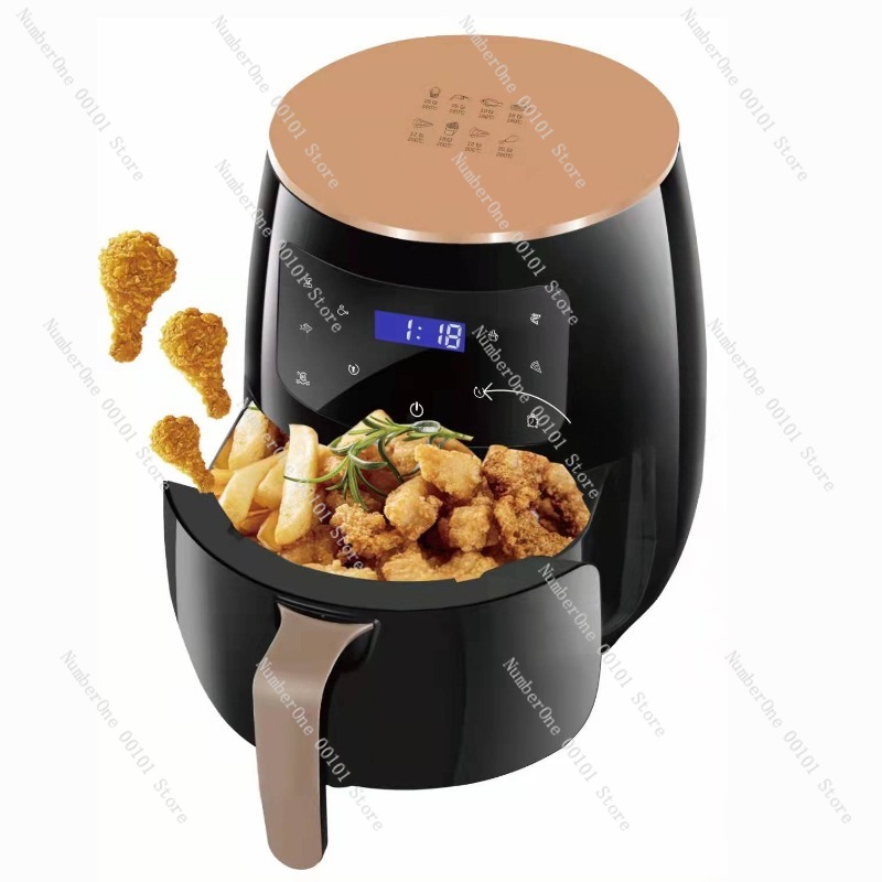 Kitchen Appliances In - 6L Hava Fritözü Büyük Kapasiteli Yağsız