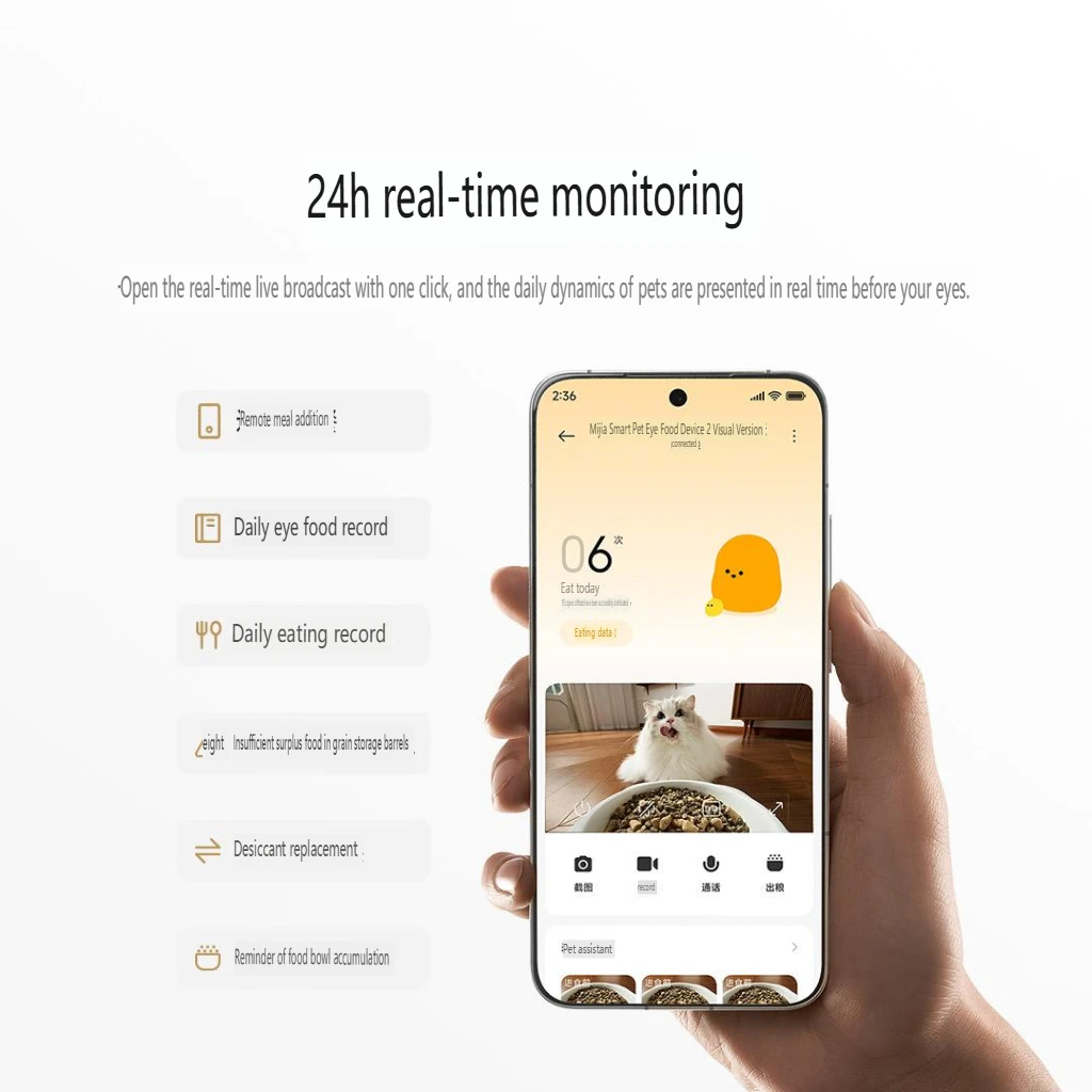 Kameralı Xiaomi Akıllı Kedi Ma - Kitchen Appliances Video incelemesi ve fiyatı
