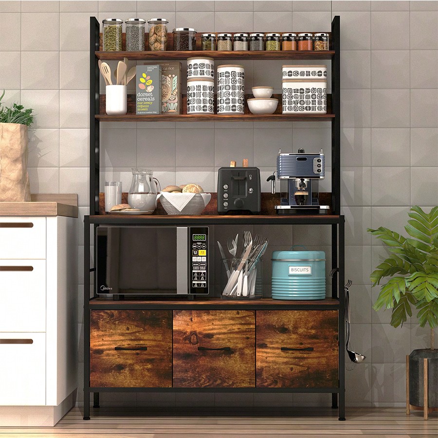 3 Sepetli Mutfak Rafı, 5 Katlı - Microwave Oven incelemesi ve fiyatı