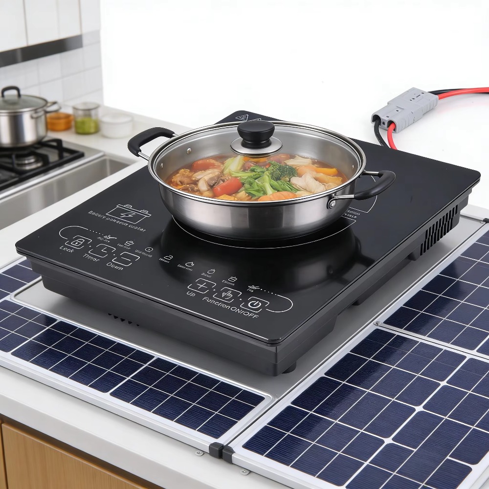 24V/48V Güneş Enerjili DC İndü - Induction Cooktop Portable incelemesi ve fiyatı