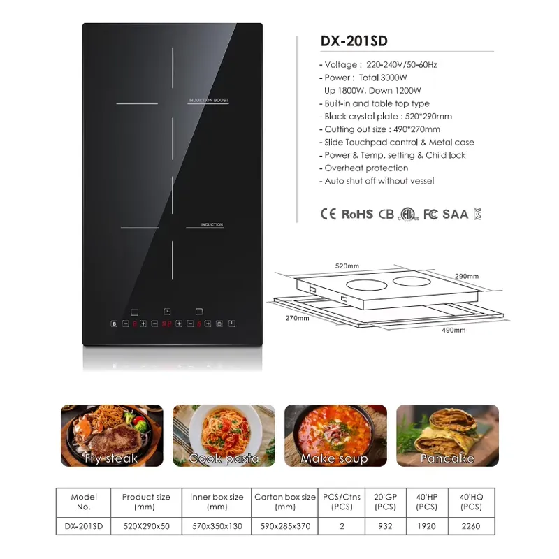 Yüksek Verimli 2'li Elektrikli - Induction Cooker incelemesi ve fiyatı