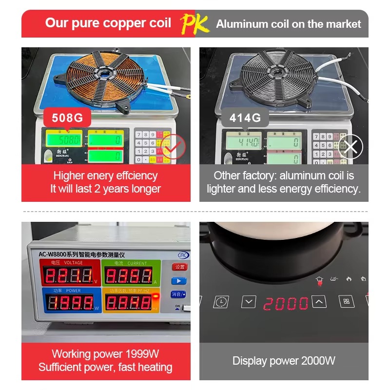 4400W İndüksiyonlu Ocak 2 Gözl - Induction Cooker incelemesi ve fiyatı