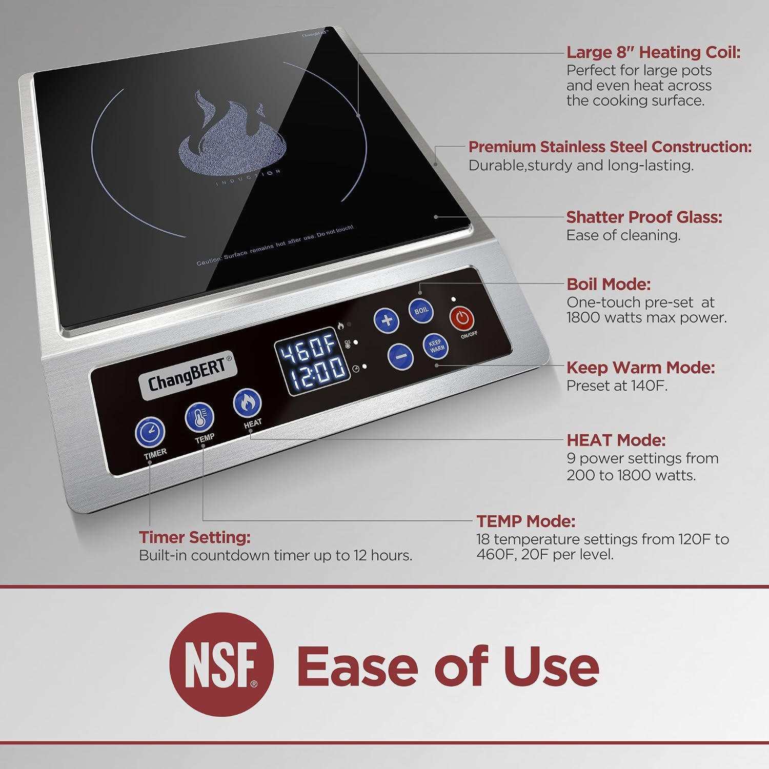 Taşınabilir İndüksiyonlu Ocak  - Induction Cooktop Portable incelemesi ve fiyatı