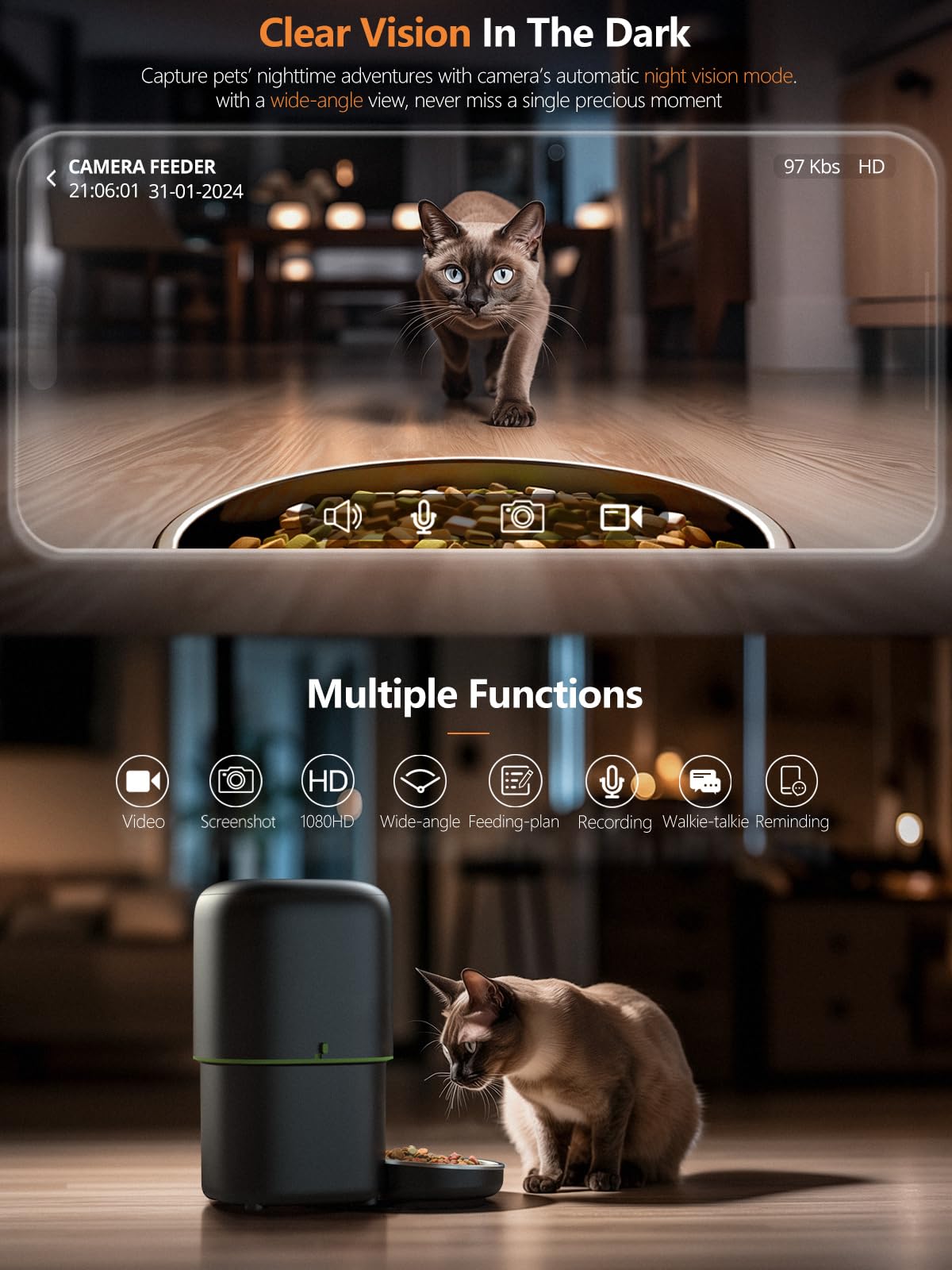 Otomatik Kedi Mama Kabı, Kamer - Kitchen Appliances Video incelemesi ve fiyatı