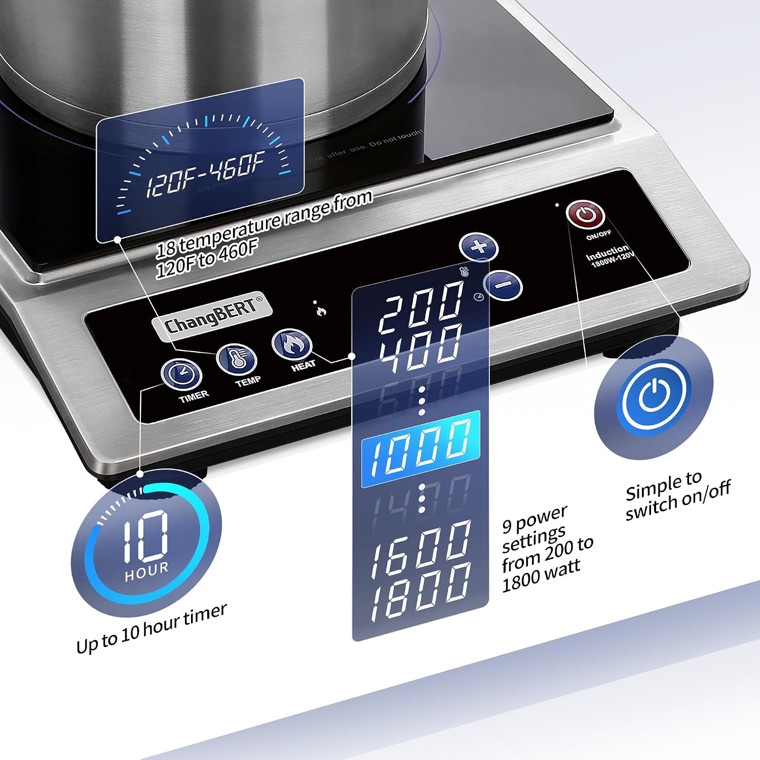 İndüksiyonlu Ocak, Ticari Sını - Induction Cooktop Portable incelemesi ve fiyatı